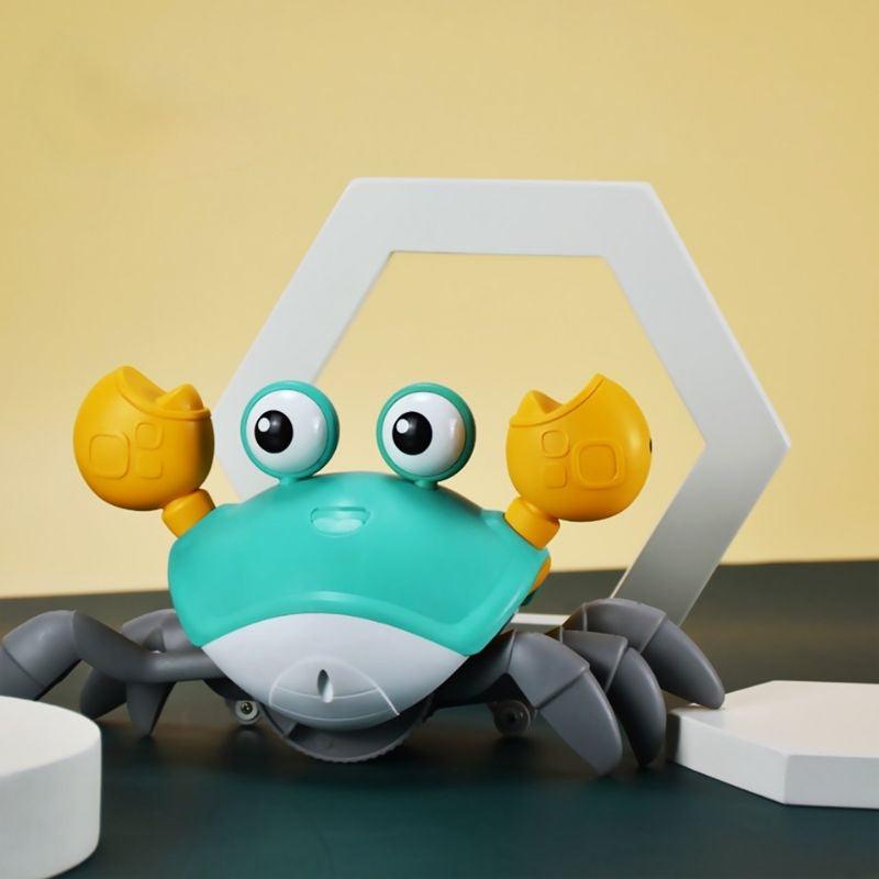 Caranguejo Inteligente Fujão com Sensor de Obstáculos, Músicas e Luzes