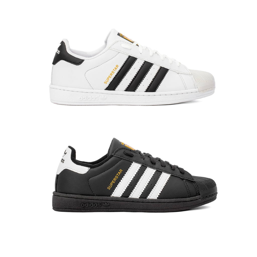 Kit 2 Pares Tênis Adidas Superstar [COMPRE 1 LEVE 2]